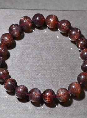 天然星空血滴堇青石手链礼物男女