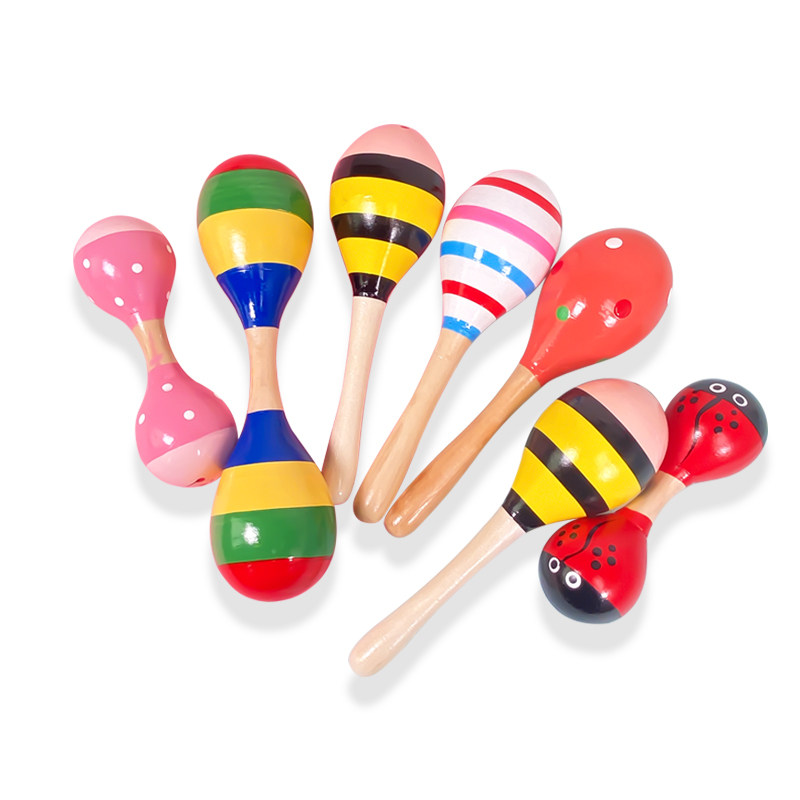 婴儿玩具摇铃木制小沙锤沙铃奥尔夫打击乐器沙蛋幼儿宝宝早教益智,淘宝优惠券,粉丝福利购,淘宝优惠卷