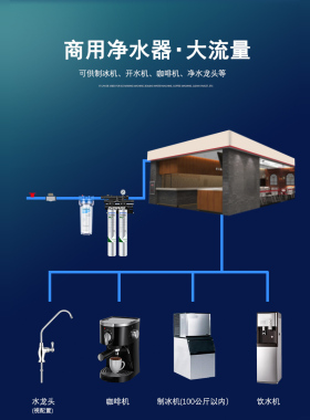 爱惠浦净水器奶茶店直饮水、