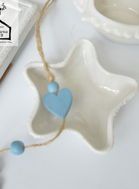 地中海风创意陶瓷烟灰缸工艺品