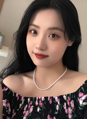 唯美高级感简约小香风珍珠项链
