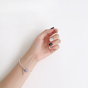 不规则纹路圆珠手镯