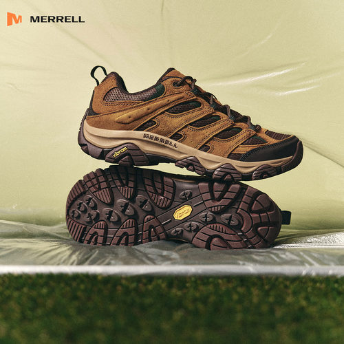 MERRELL迈乐MOAB3专业户外轻量化徒步鞋男防滑爬山越野登山鞋女 - 图0