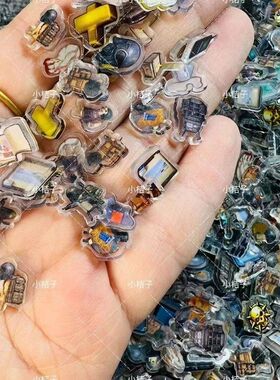地铁逃生周边亚克力片片1cm2cm手工DIY配件流沙手机壳瑶瑶乐小众
