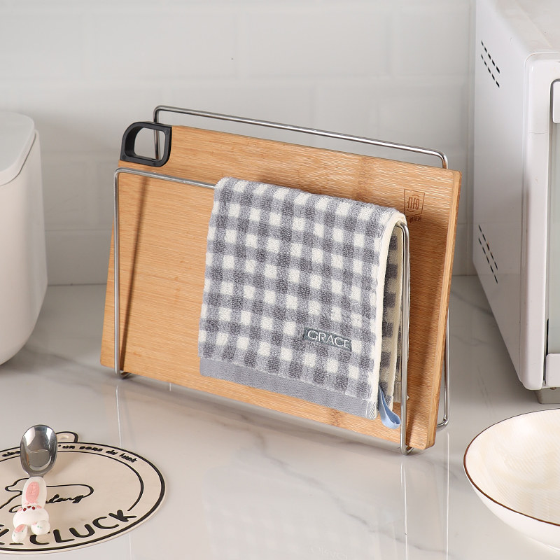 厨房抹布架304不锈钢多功能置物架家用台面沥水架手套砧板收纳架,淘宝优惠券,粉丝福利购,淘宝优惠卷