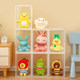 Doll storage bucket transparent plush toy storage artifact