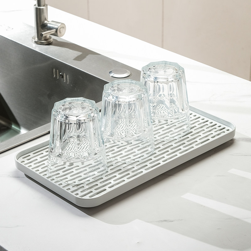 家用双层加高沥水盘长方形卫生间厨房杯子茶几托盘塑料置物架茶盘,淘宝优惠券,粉丝福利购,淘宝优惠卷
