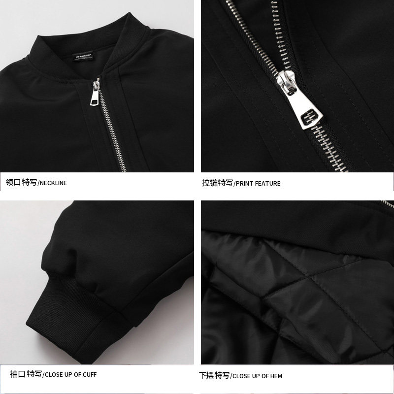 HTTASOUP美式复古飞行服外套男女宽松oversize百搭棒球服夹克棉衣,淘宝优惠券,粉丝福利购,淘宝优惠卷