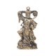 Retro brass Four Heavenly Kings statues, handicrafts, antiques, miscellaneous figures, bronze sculpture pendants, old bronze ornaments