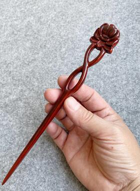 日常旗袍新中式簪子木质发簪古风