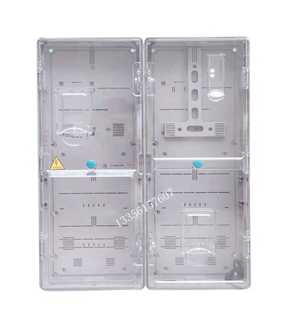 Plastic three-phase 1-household transparent meter box CT-type multi-functional distribution box Transformer-type power meter box