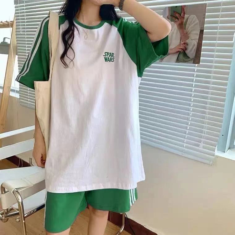 中考体育考试专用运动服套装女生初中学生体考短裤跑步服装中招夏-图2