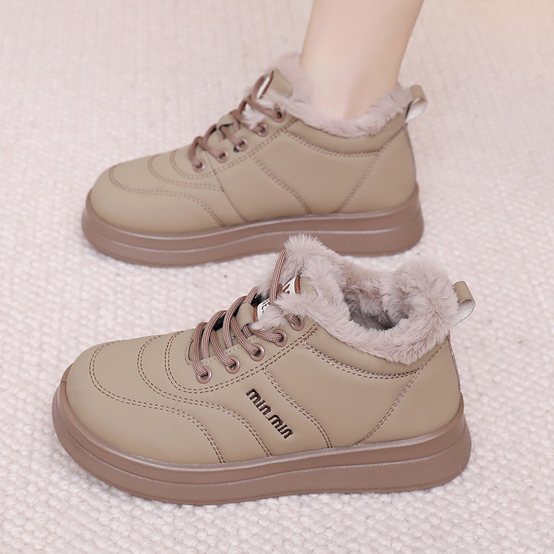 2025冬季新款老北京棉鞋女加绒加厚雪地靴防风防寒一脚蹬妈妈棉鞋,淘宝优惠券,粉丝福利购,淘宝优惠卷