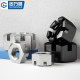 Hexagonal slotted nut