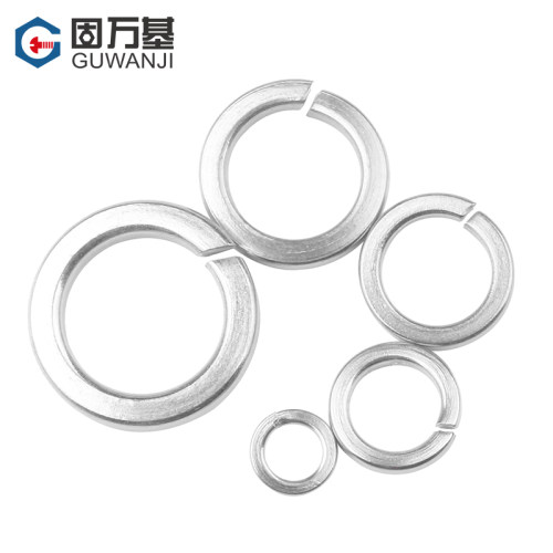 铁白锌加厚开口弹垫加宽弹簧垫圈弹性金属垫片M5M6M8M10M12-M20 - 图2