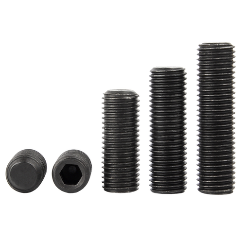 4.8级细牙紧定螺钉无头内六角螺丝平端机米顶丝M8M10M12*1m14M16 - 图3