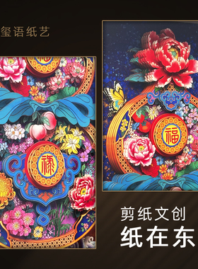 紫气东来福禄新中式葫芦装饰画入户玄关客厅摆件挂画书房茶室紫色