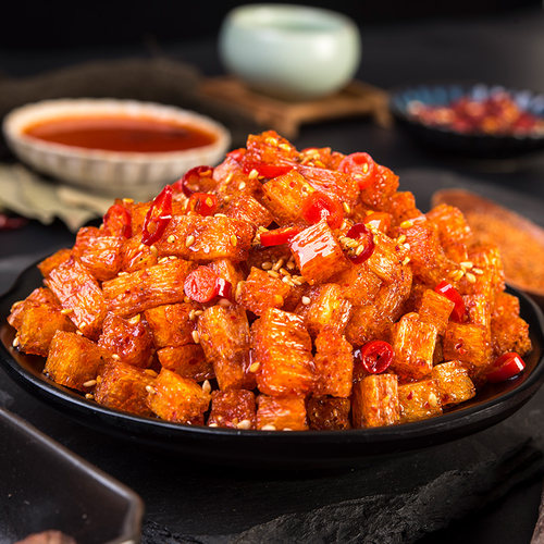 飞旺烧烤麦叮素牛筋辣条蹄筋麻辣8090后儿时经典休闲零食小吃 - 图2