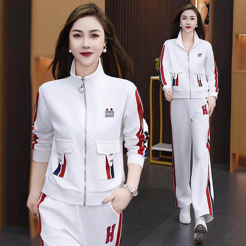 休新运动套装女春秋户款宽松时尚洋气9678871闲妈妈开衫外跑步两,淘宝优惠券,粉丝福利购,淘宝优惠卷