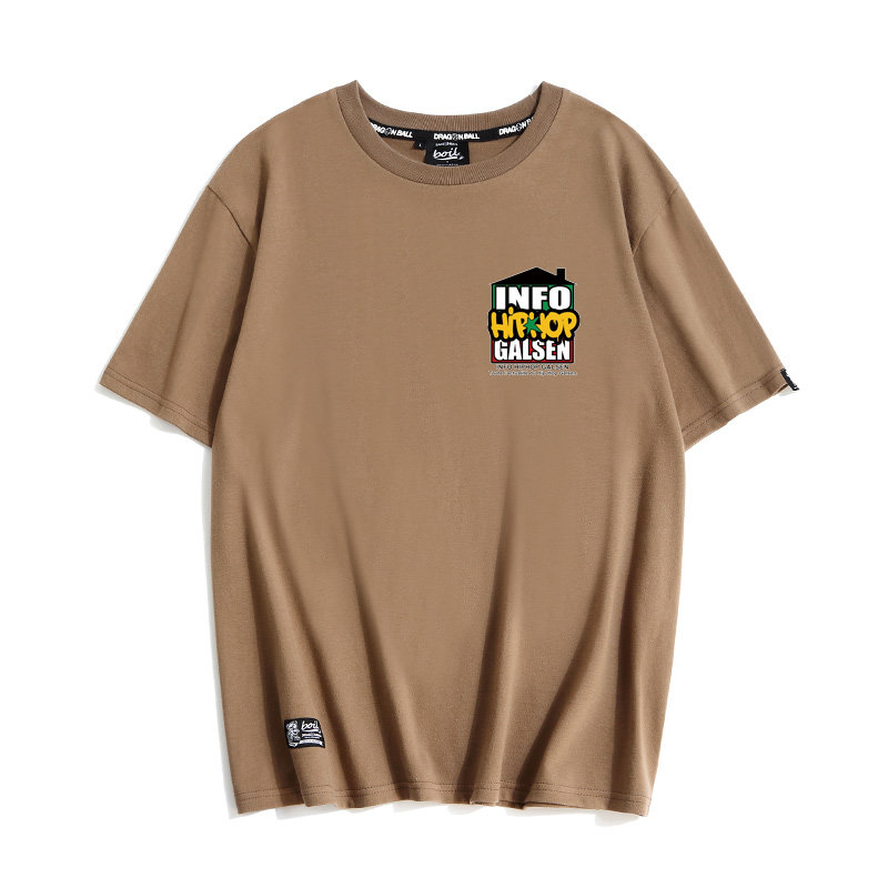 欧美原宿潮牌个性简约情侣短袖t恤 无争君品T恤