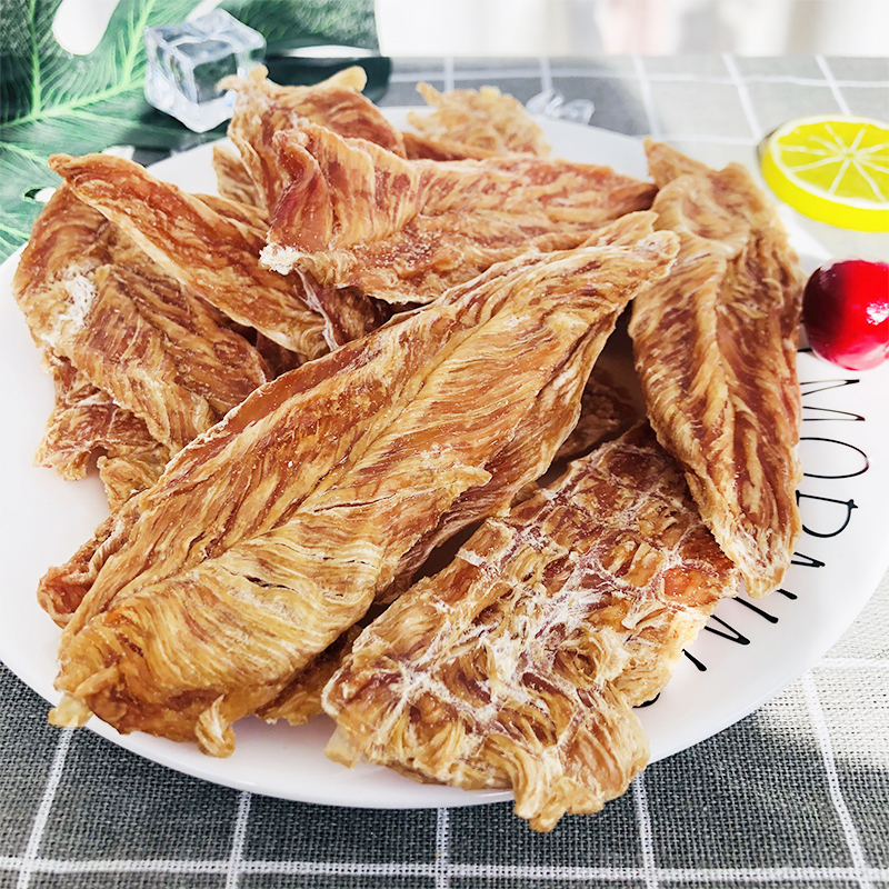 益和狗零食鸡小胸干燥肉干中小型犬金毛磨牙幼犬补钙训练奖励400g