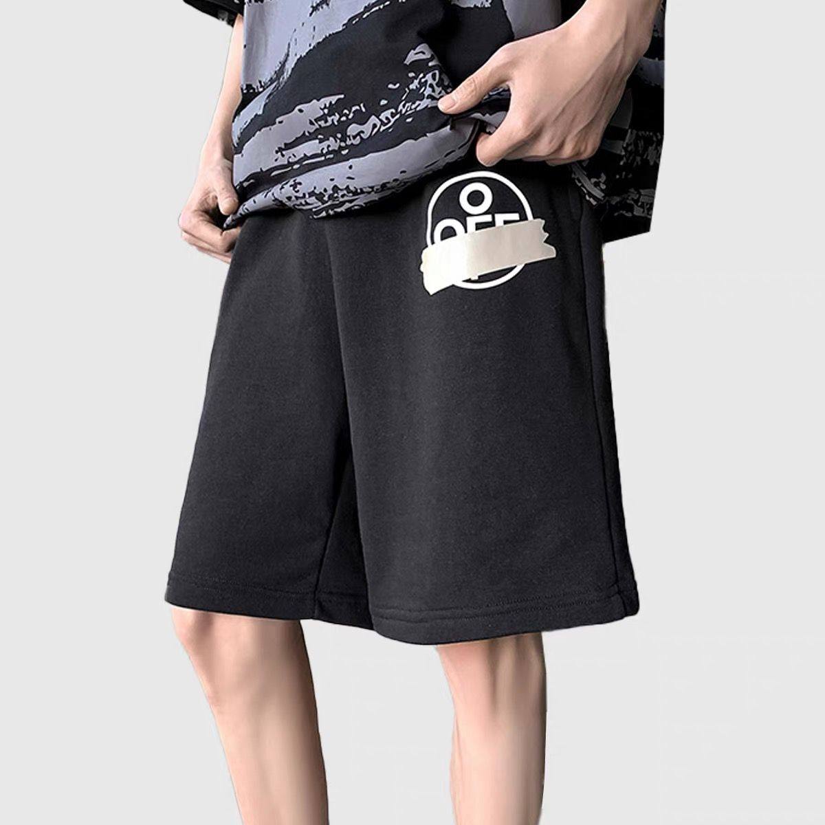 运动套装男短袖T恤潮流宽松衣服一套搭配帅气学生短袖短裤两件套,淘宝优惠券,粉丝福利购,淘宝优惠卷