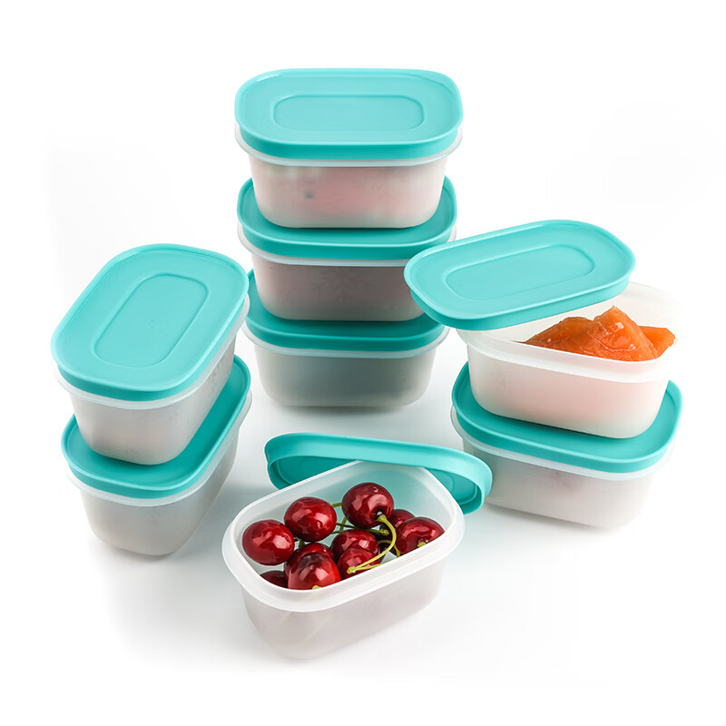 特百惠（Tupperware）170ml新冷冻迷你保鲜盒套装冰箱长方密封冷 - 图1