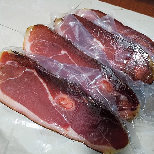 黄山特产安徽火腿整只腊肉咸肉土猪正宗陈年老火腿肉风干三年整腿 - 图1