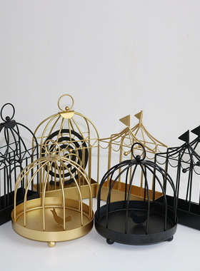 复古铁艺摆件金色蚊香架