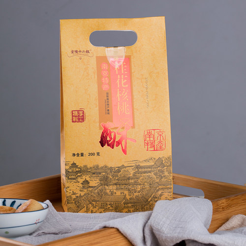 金陵十二钗 南京特产零食桂花核桃酥松子仁素酥 - 图3