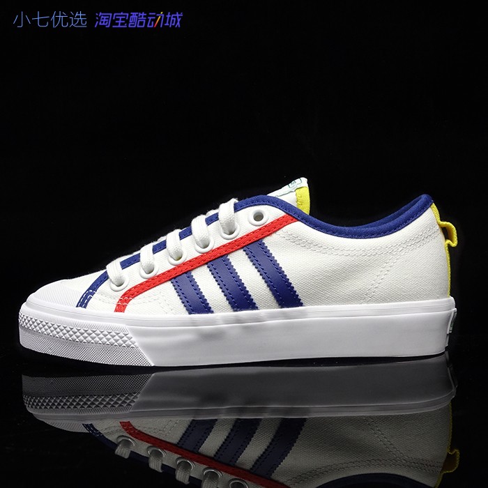 Adidas三叶草 Nizza 男女时尚百搭帆布鞋 CQ2333 FY7107 GX2731 - 图3