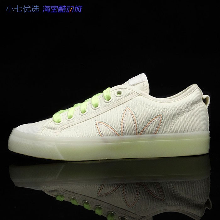 Adidas三叶草 Nizza 男女时尚百搭帆布鞋 CQ2333 FY7107 GX2731 - 图0