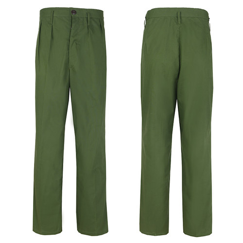 65式军裤大裆裤老式军裤的确良涤卡宽松耐磨老军装演出服老兵怀旧 - 图3