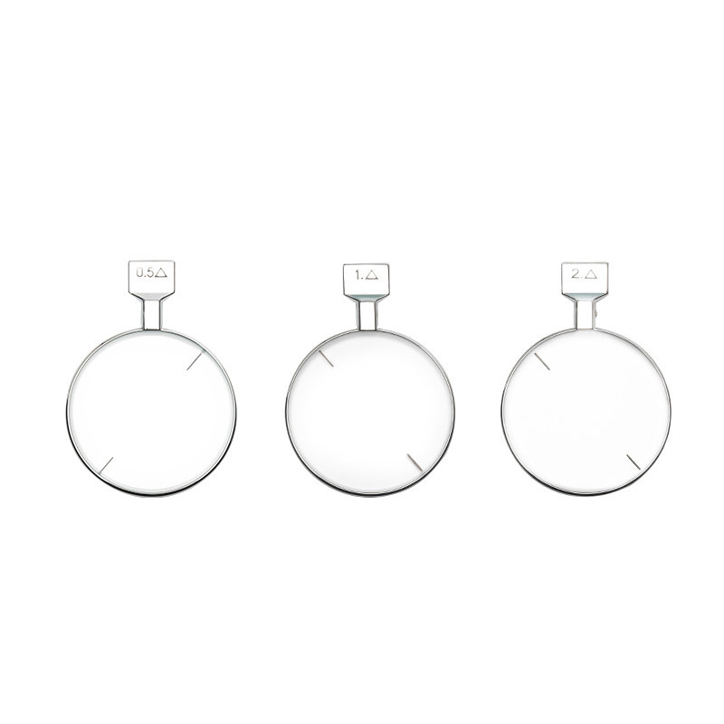 华辉金属圈棱镜插片试戴架散片子插片箱玻璃零片可插翻转拍双面镜 - 图3