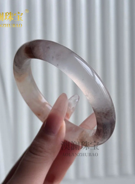 天然金丝玉手镯新疆紫罗兰玉手镯镯子女款手镯