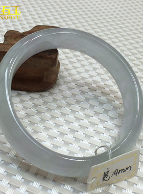 缅甸玉镯子老坑油清糯种翡翠手镯玉器手环节日礼品