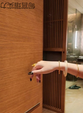 天然马料玉髓手镯浅香槟金小钢炮玛瑙手镯女白月光荔枝冻正圈贵妃