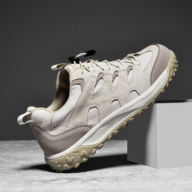 四季超轻便柔软运动休闲鞋情侣男女款户外登山徒步鞋低帮百搭透气 - 图0