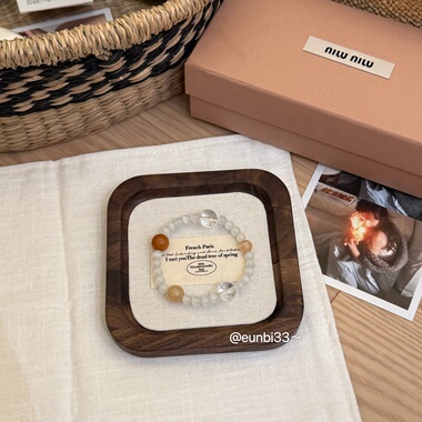 如约而至~清透猫眼石琉璃串珠手串！新中式显白玛瑙简约百搭手链