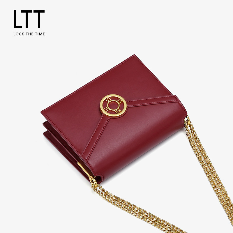 ltt reg真皮小众设计2020链条包包 lttlockthetime女士包袋