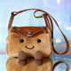 Plush super popular office bag autumn and winter crossbody small square bag