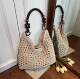 Seaside beach vacation straw bag women's shoulder bag
