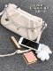 Pleated cloud square handbag armpit bag for women
