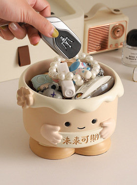 创意摆件蛋糕树脂杂物玄关收纳