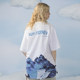 PCMY Snow Mountain ins same style five-sleeve national trend T-shirt