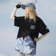 PCMY Snow Mountain ins same style five-sleeve national trend T-shirt