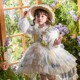 Girls Summer Wizard of Oz Princess Lolita Dress 2025 Summer New Children's Puffy Vest Dress