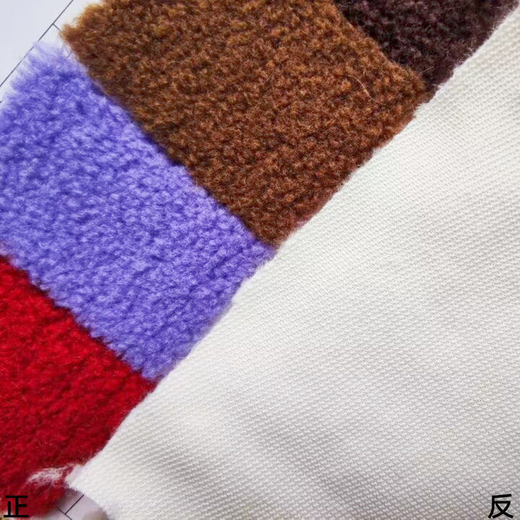 小麦穗绒布现货工厂货源也称小颗粒厚羊羔绒麦穗针织布800克,淘宝优惠券,粉丝福利购,淘宝优惠卷