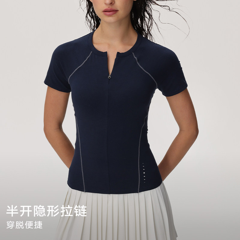 运动短袖春夏女修身高弹力跑步瑜伽健身T恤TP159 | 粒子狂热,淘宝优惠券,粉丝福利购,淘宝优惠卷