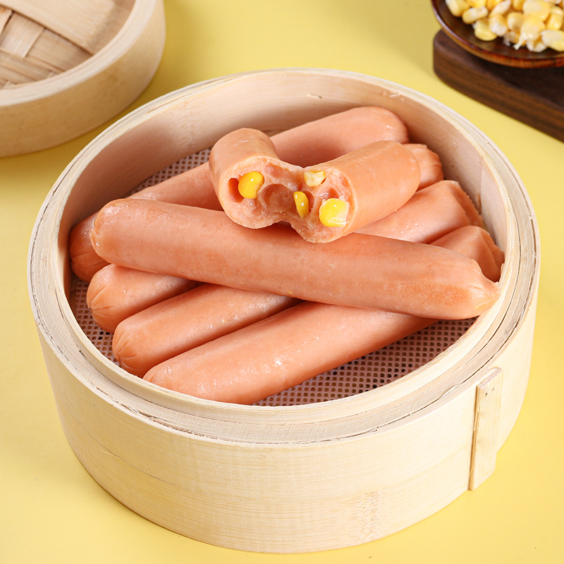 汇腾食品旗舰店汇腾脆骨肠奥尔良风味烤肠玉米热狗香肠早餐蒸煮台湾肉肠大根1